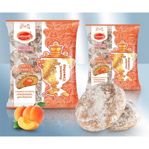 Пряники со вкусом абрикоса 300 грамм